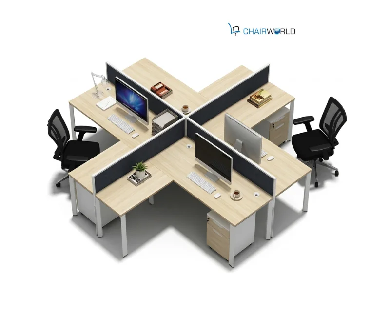 4-Person L-Shaped Pod System