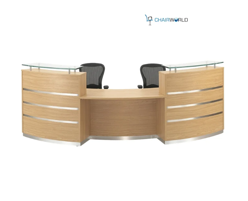 2-Person Front Office Reception Counter